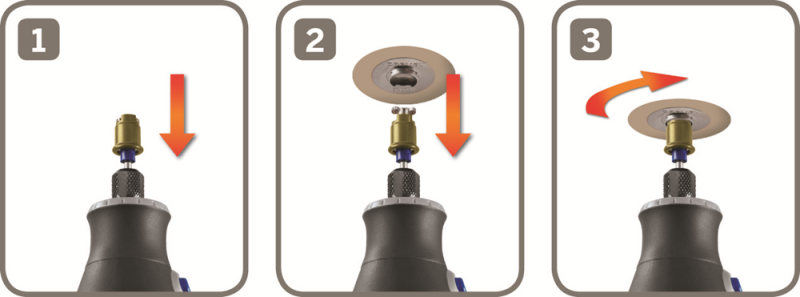 Dremel 2615S402JB Opspaandoorn - 3,2mm - Detailed view of the product