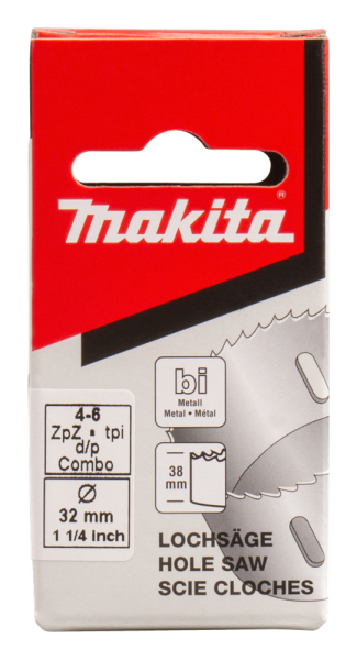 Makita P-34986 HSS-CO Gatenzaag - 32 X 38mm - Detailed view of the product