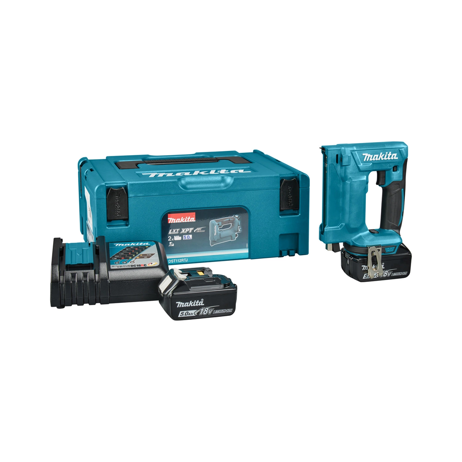 Makita DST112RTJ 18V Li-Ion Accu Nietmachine Set (2x 5,0Ah Accu) In Mbox