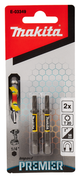 Makita E-03349 Slagschroefbit - T20x50mm - Detailed view of the product