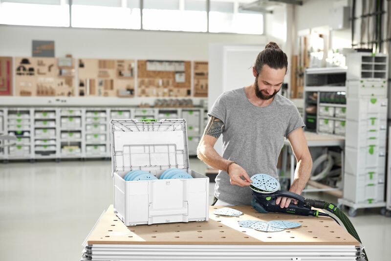 Festool RO 150 FEQ-SYS GR Excenterschuurmachine - Detailed view of the product