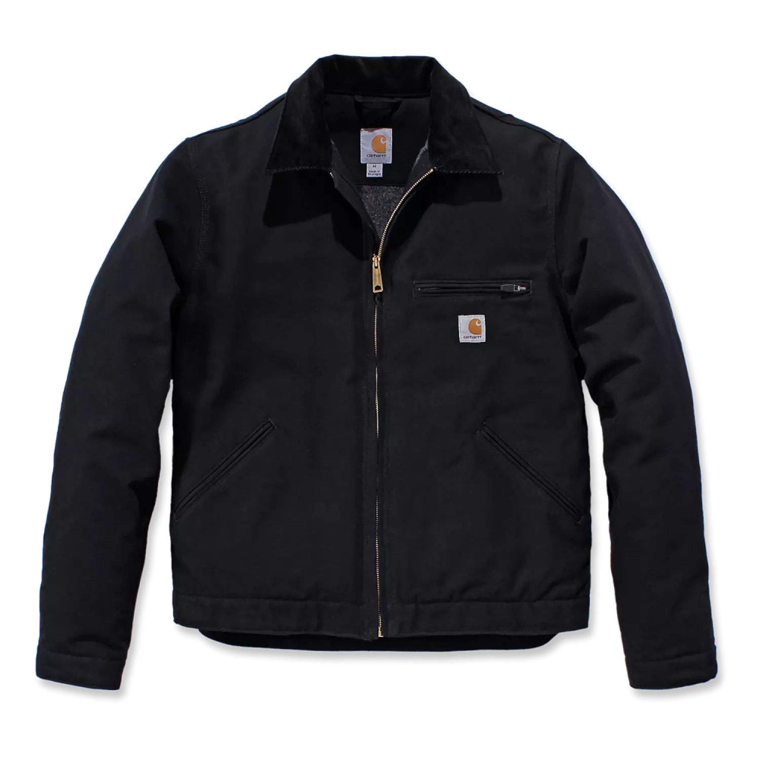 Carhartt Duck Detroit Jacket Black - XL