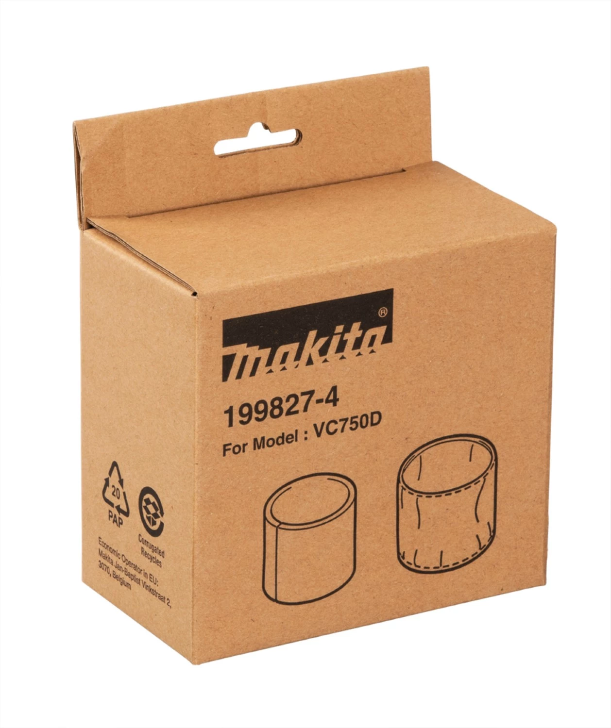 Makita 199827-4 Linnen Voorfilter Stofzuiger thumbnail 3