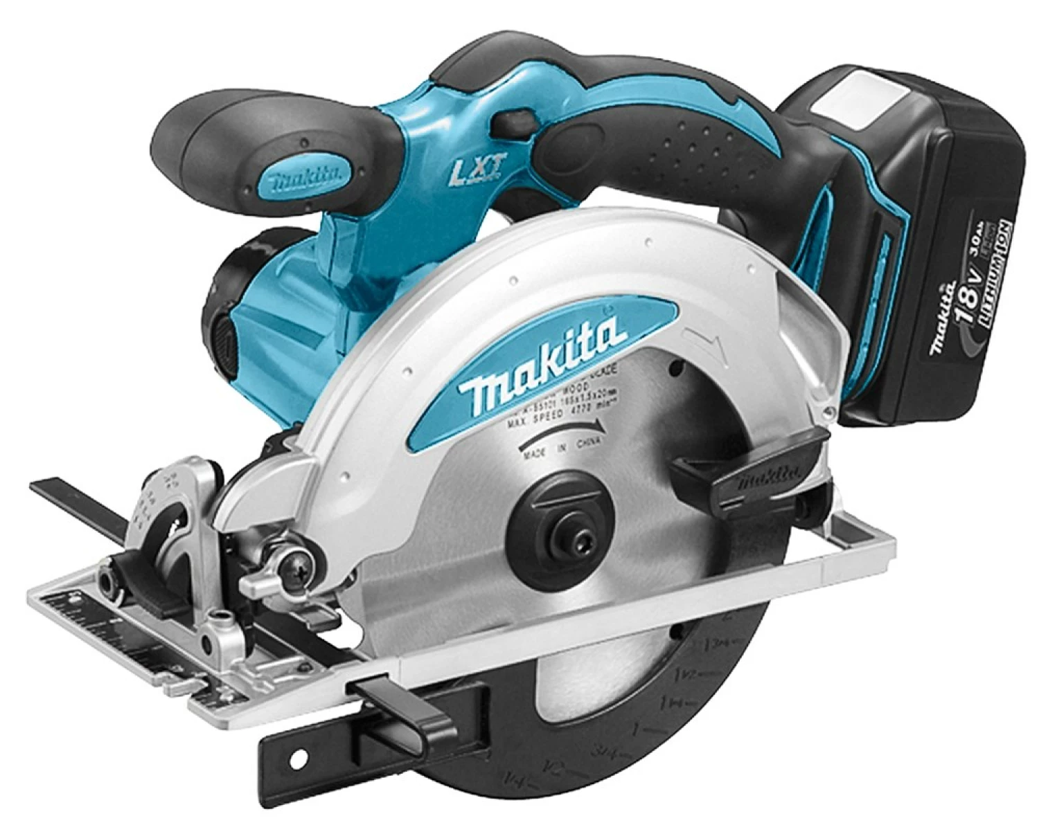 Makita BSS610RFJ 18V Li-Ion Accu Cirkelzaag Set (2x 3.0Ah Accu) In Mbox - 165mm