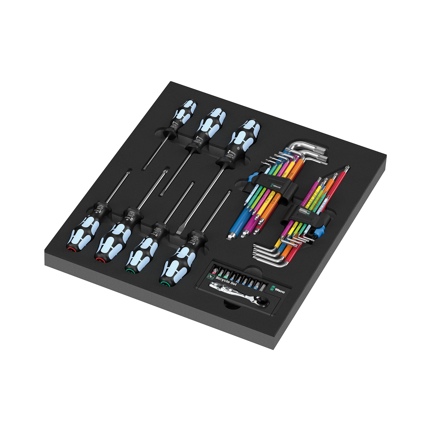 Wera 05150160001 9760 Gereedschapset Stainless Set 1 In Foam Inlay - 36-delig afbeelding 1