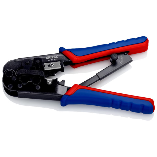 Knipex 975110 - Krimptang RJ11/12 (6pin 9.65mm) - RJ45 (8pin 11.68mm) - Detailed view of the product