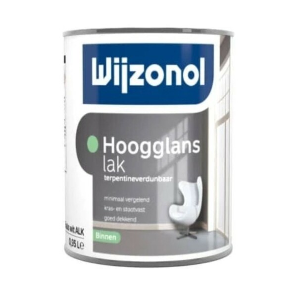 Wijzonol Hoogglanslak Interieur Terpentineverdunbaar - Op Kleur Gemengd - 2,5L aanbieding