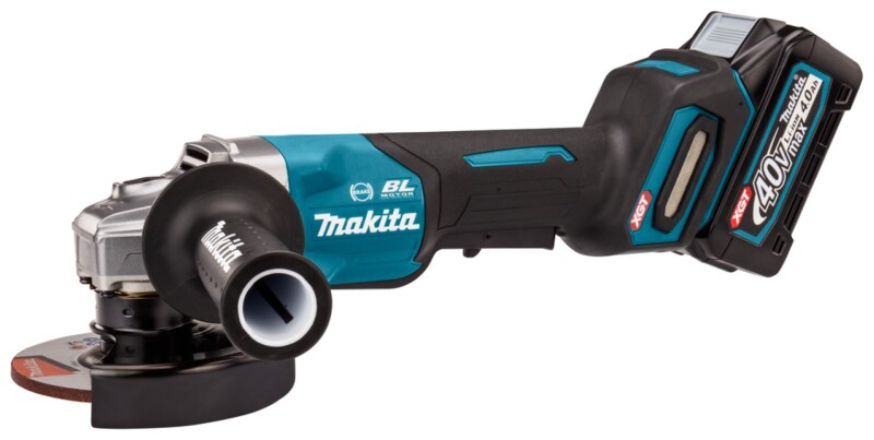 Makita GA013GM201 XGT 40V Max Li-Ion Accu Haakse Slijper Set (2x 4,0Ah) In Mbox - 125mm - Detailed view of the product
