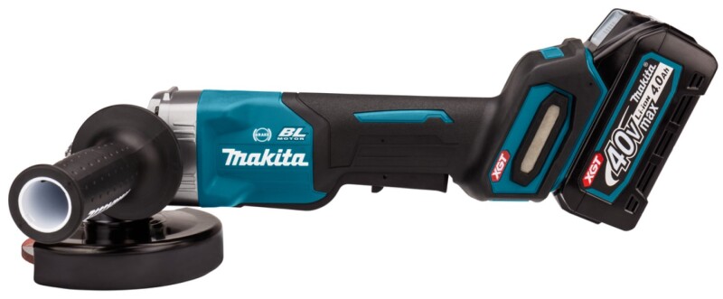 Makita GA013GM201 XGT 40V Max Li-Ion Accu Haakse Slijper Set (2x 4,0Ah) In Mbox - 125mm - Detailed view of the product