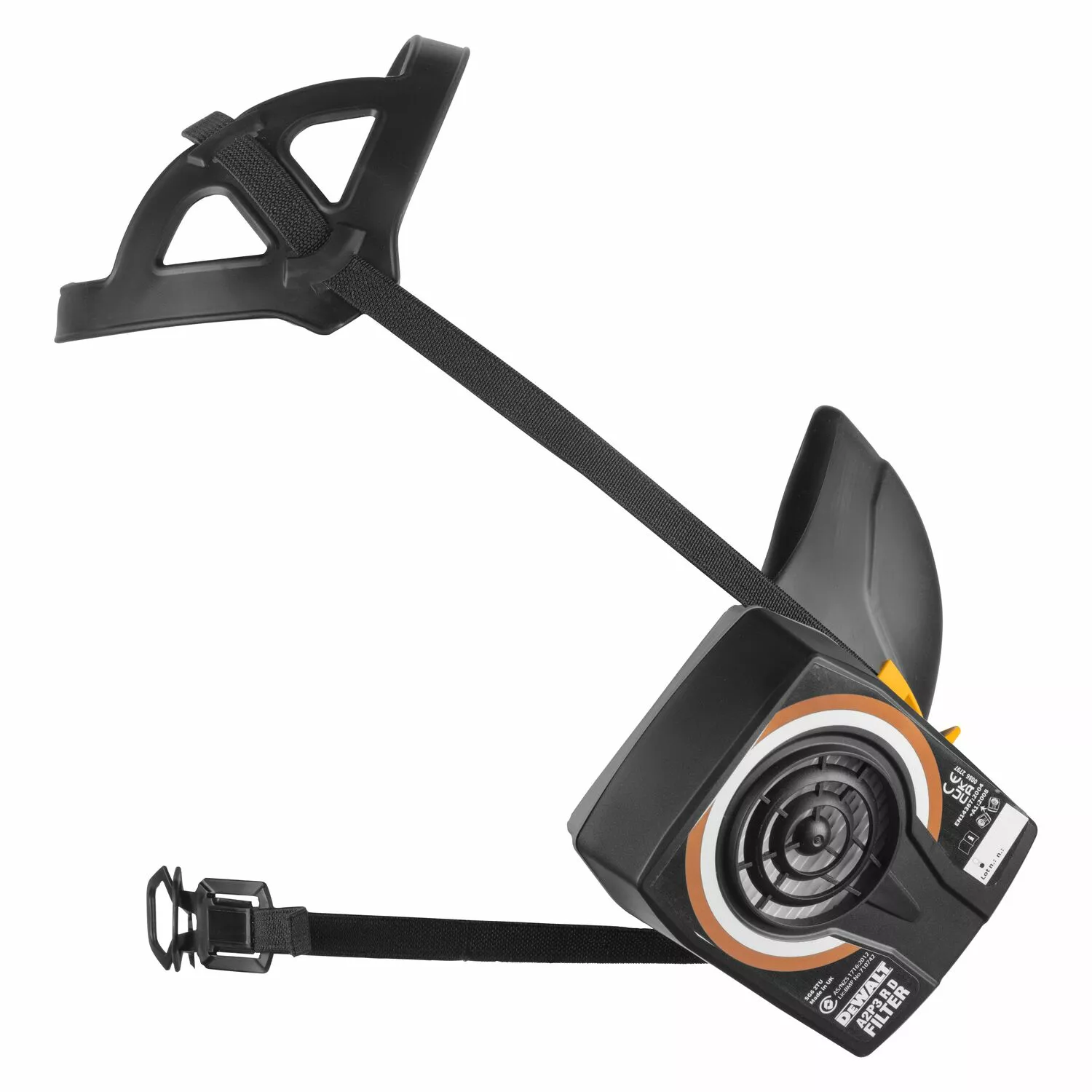 DeWALT DXIR1HMLA2P3 Lichtgewicht Halfgelaatsmasker Met A2P3 Filters - Maat L thumbnail 2