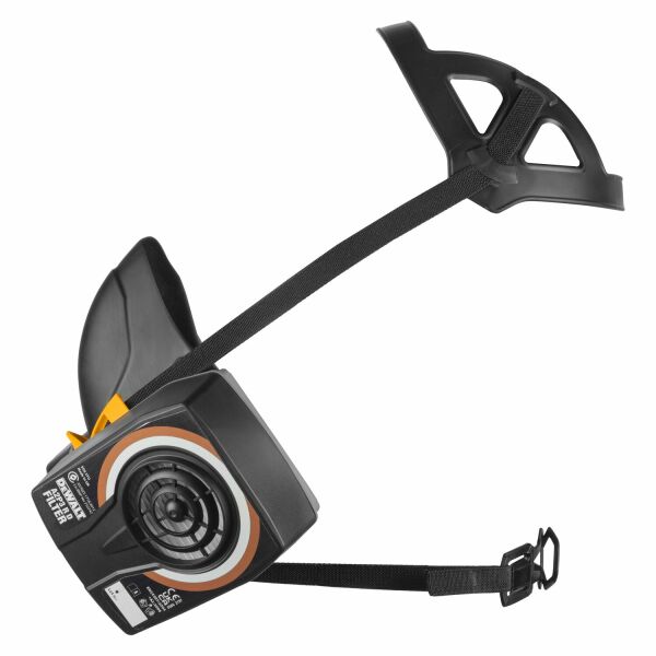 DeWalt DXIR1HMLA2P3 Lichtgewicht Halfgelaatsmasker Met A2P3 Filters - Maat L - Detailed view of the product