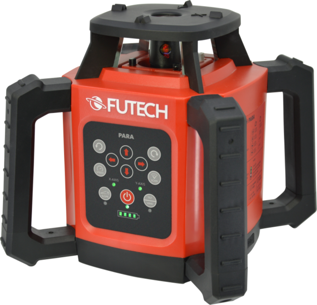 FUTECH Para ONE Rood Rotatie Laser + Para Ontvanger In Koffer - 2x300m