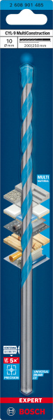 Bosch 2608901485 EXPERT Universeelboor CYL-9 MultiConstruction - 10x200x250mm - Detailed view of the product