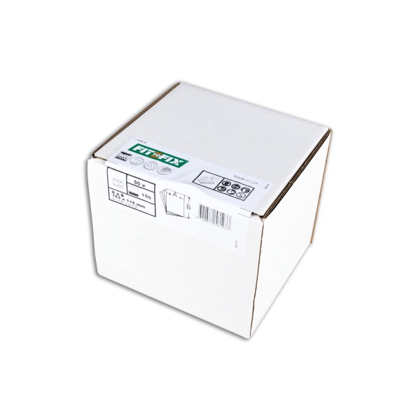 Fit-to-Fix Vlak Schuurvel - P150 - 102x115mm (50st) - Detailed view of the product