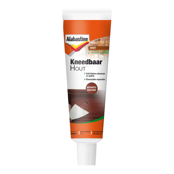 Alabastine Kneedbaar Hout - Pasta - Meranti/Mahonie - 75g