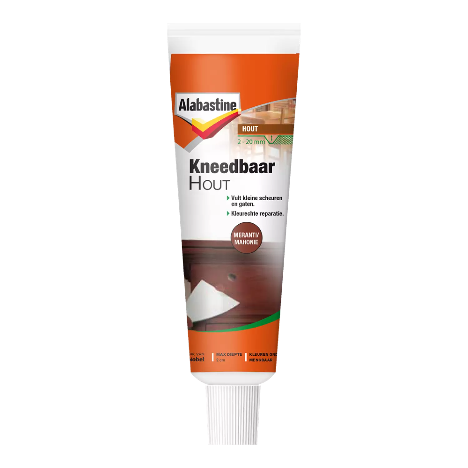 Alabastine Kneedbaar Hout - Pasta - Meranti/Mahonie - 75g