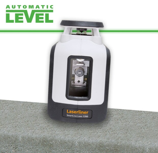Laserliner SmartLine-Laser G360 360° Kruislijnlaser In Tas - 1 Lijn - Groen - 30m - Detailed view of the product
