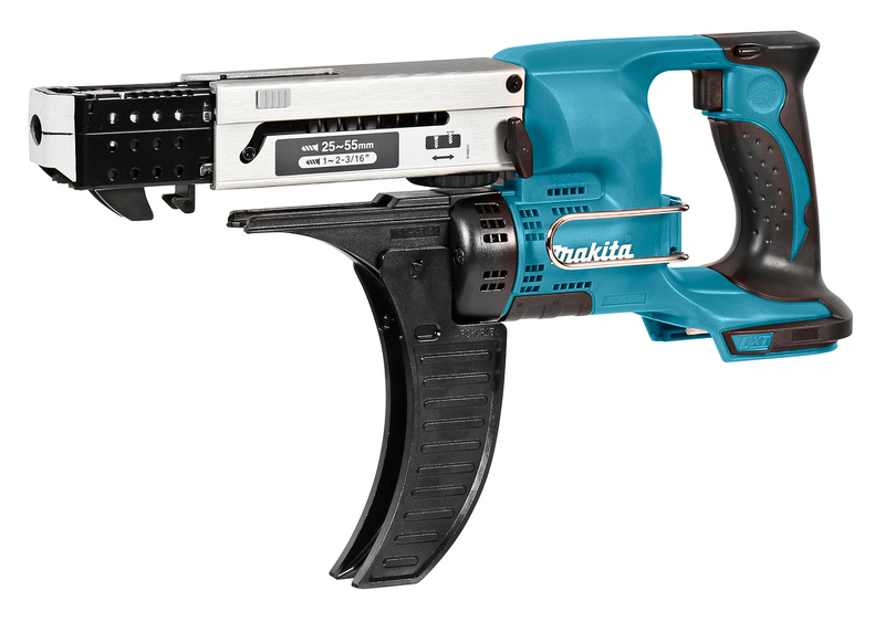 Makita DFR550ZJ 18V Li-Ion Accu Schroefautomaat / Bandschroefmachine Body In Mbox - 25-55mm - Detailed view of the product