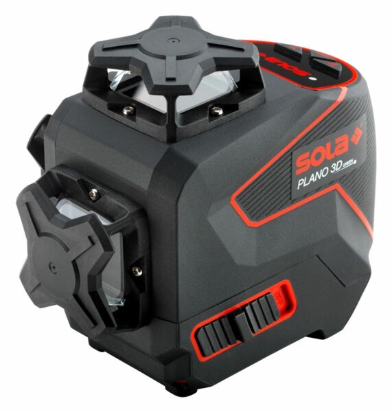 Sola PLANO 3D Green 360° Kruislijnlaser In Koffer - Groen - Detailed view of the product