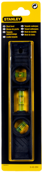Stanley 0-42-294 Torpedo Waterpas - 200mm - Detailed view of the product