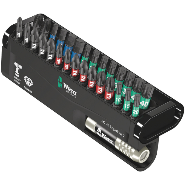 Wera 05057697001 30 Delige Bitcheck Impaktor 2 Bitset - PH/PZ/t/HX