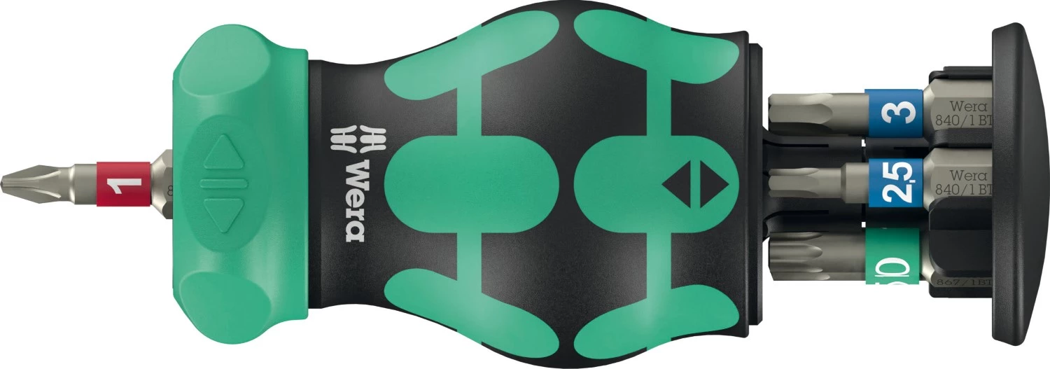 Wera 05004186001 Bicycle Set 5 Bitschroevendraaier - 7 In 1 Multi-bit - Met Ratelfunctie