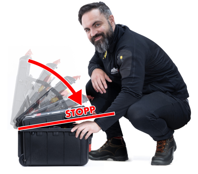 Wiha 45795 XL 2 Electric Gereedschapset In Trolley - 60-delig - Detailed view of the product