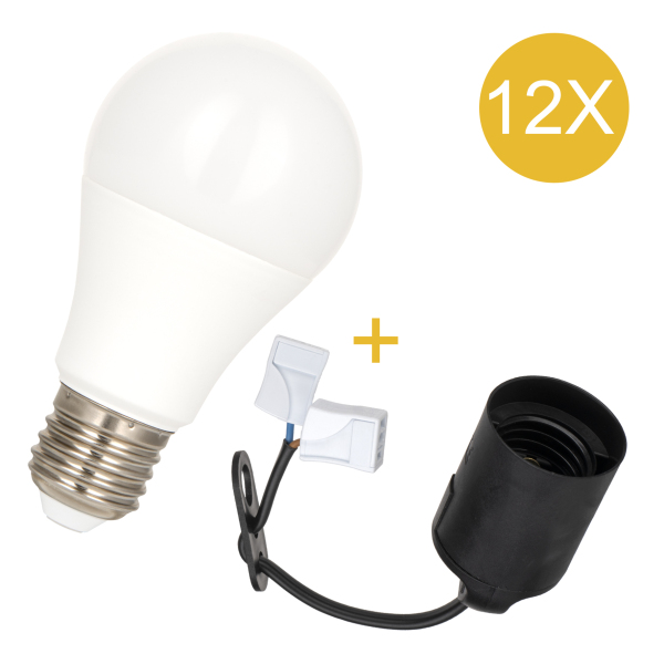 Bailey 144919 12-Pack Combi LED Lamp - E27 LH Connector - 6W - 550Lm - Default image for the product