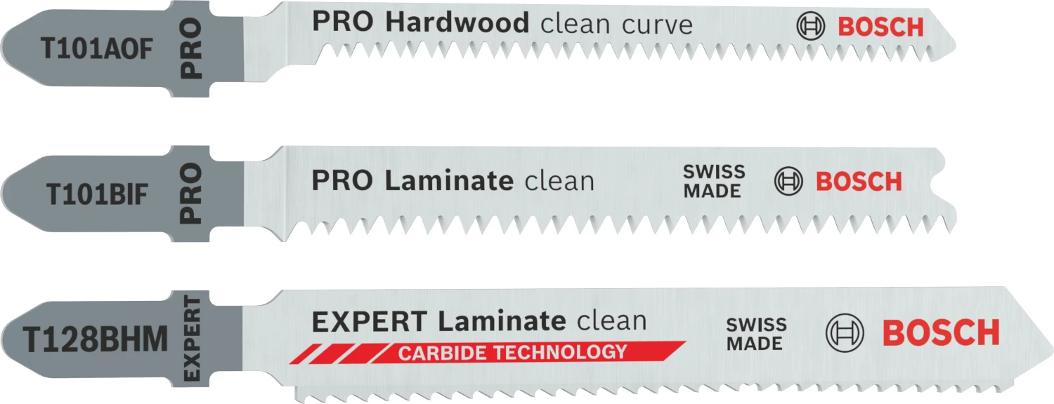 Bosch PRO Laminate Clean 15-delige Decoupeerzaagbladenset - Laminaat
