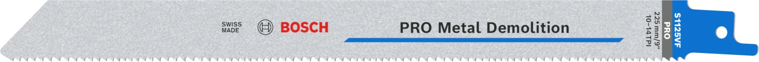 Bosch 2608659001 PRO S1125VF Decoupeerzaagblad Demolition - Metaal (2st)