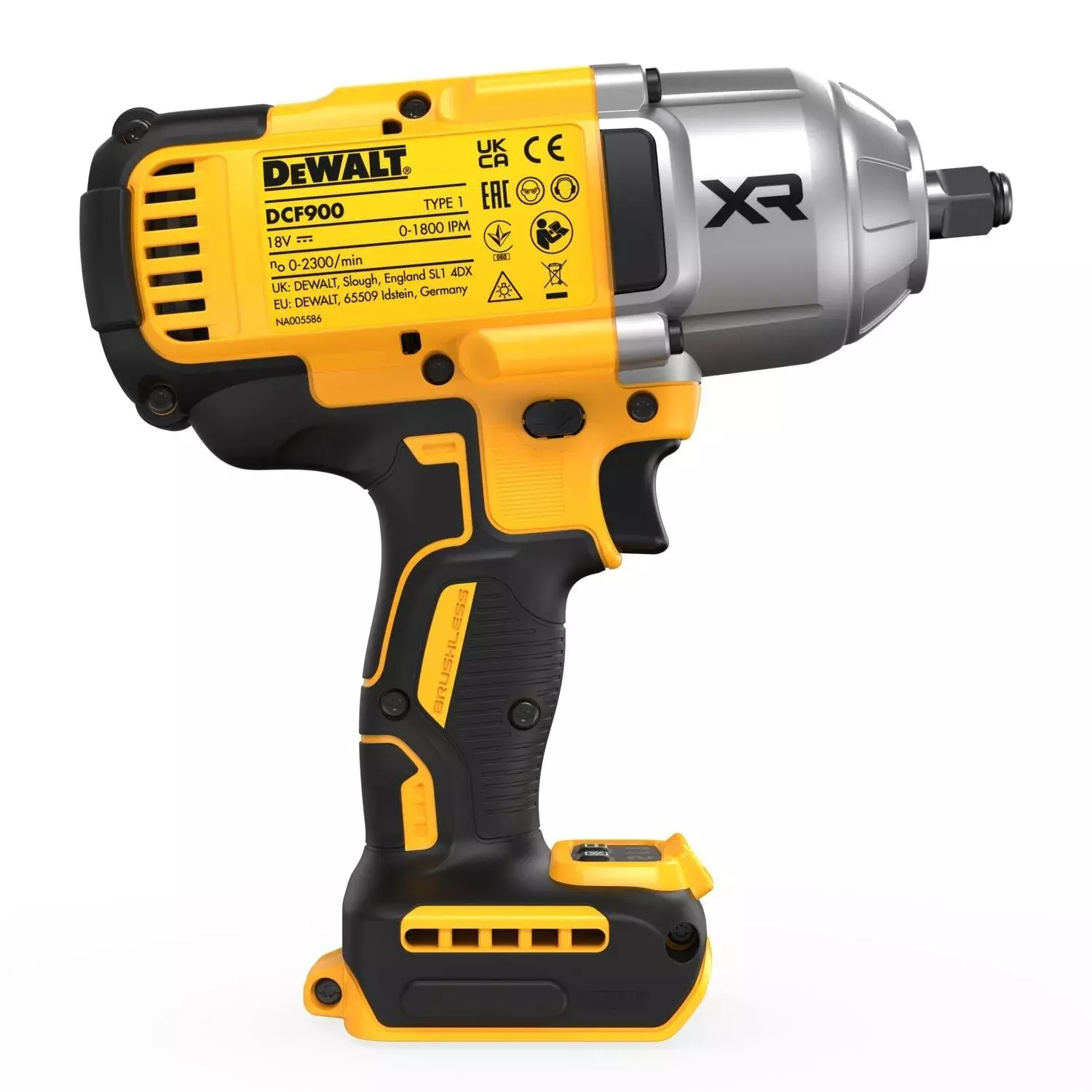 DeWALT DCF900NT 18V Li-ion XR Accu Slagmoersleutel Body In TSTAK - 1/2''- 1898Nm thumbnail 4