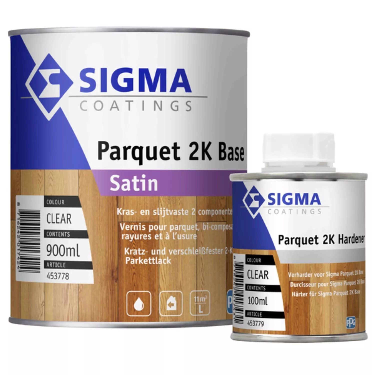 Sigma Parquet 2K Satin - Blank 0000 - 2,5L