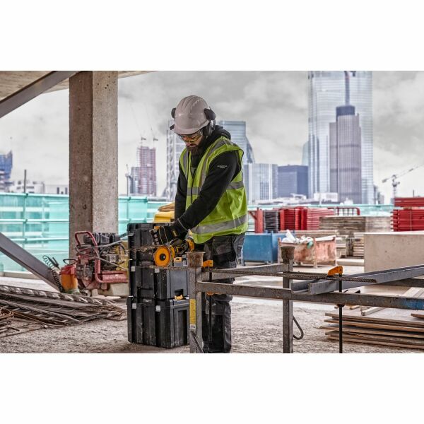DeWALT DCG418NT-XJ 54V Li-ion XR FlexVolt Accu Haakse Slijper Body In TSTAK - 125mm - Detailed view of the product