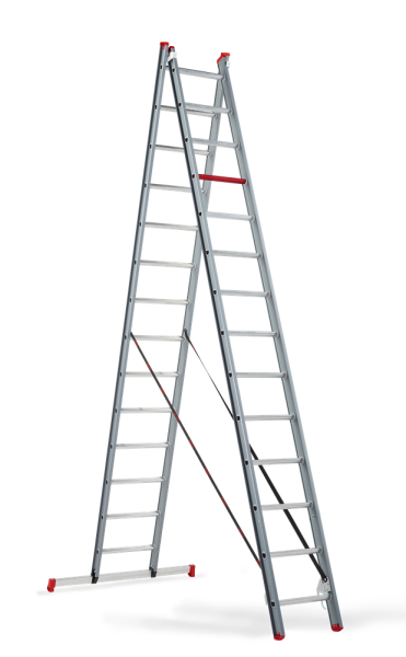 Altrex Atlantis ATR 2064 Reformladder - Aluminium - 2 X 14 Sporten - 7,3m - Detailed view of the product