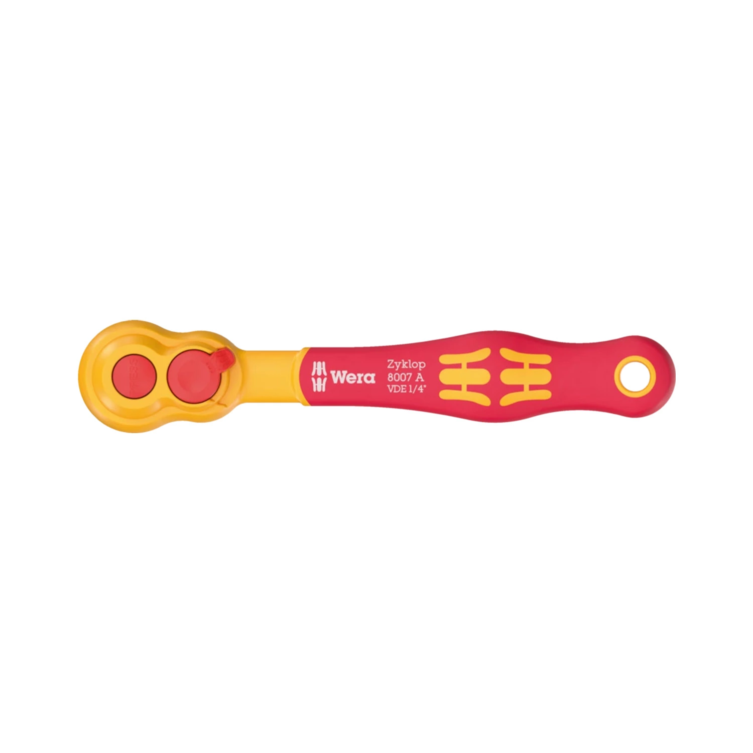Wera 05004866001 8007 A VDE Zyklop Ratel - 1/4" - 144mm afbeelding