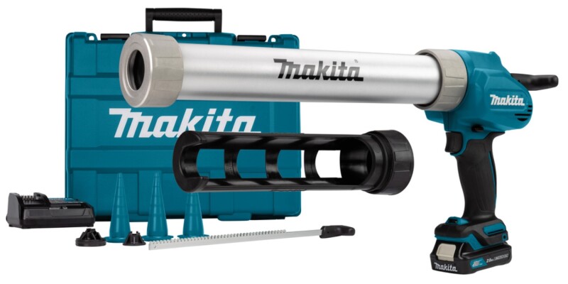 Makita CG100DSAX 12V Max Li-ion Accu Lijm- En Kitspuit Set (2.0Ah Accu) In Koffer