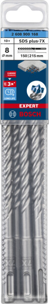 Bosch 2608900168 EXPERT Hamerboor SDS Plus-7X - 8x150x215mm (10st) - Detailed view of the product