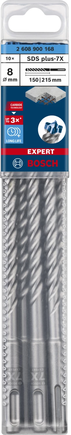 Bosch 2608900168 EXPERT Hamerboor SDS Plus-7X - 8x150x215mm (10st) thumbnail 2