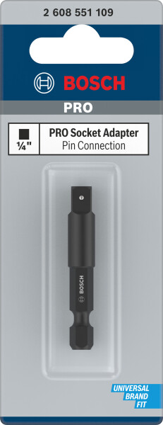 Bosch 2608551109 Impact Control Adapter Voor Dopsleutels - 1/4", 50mm - Detailed view of the product