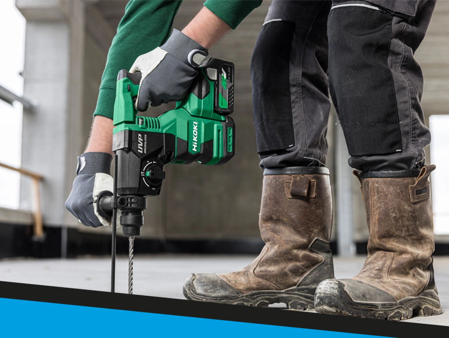 HiKOKI DH3628DAW2Z 36V Accu SDS PLUS Boor-breekhamer - Koolborstelloos -3-2J In HSC III thumbnail 4