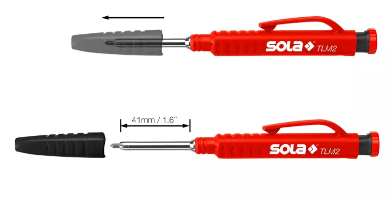 Sola TLM2 Marker Voor Diepe Gaten - Grafiet (1st.) - Detailed view of the product