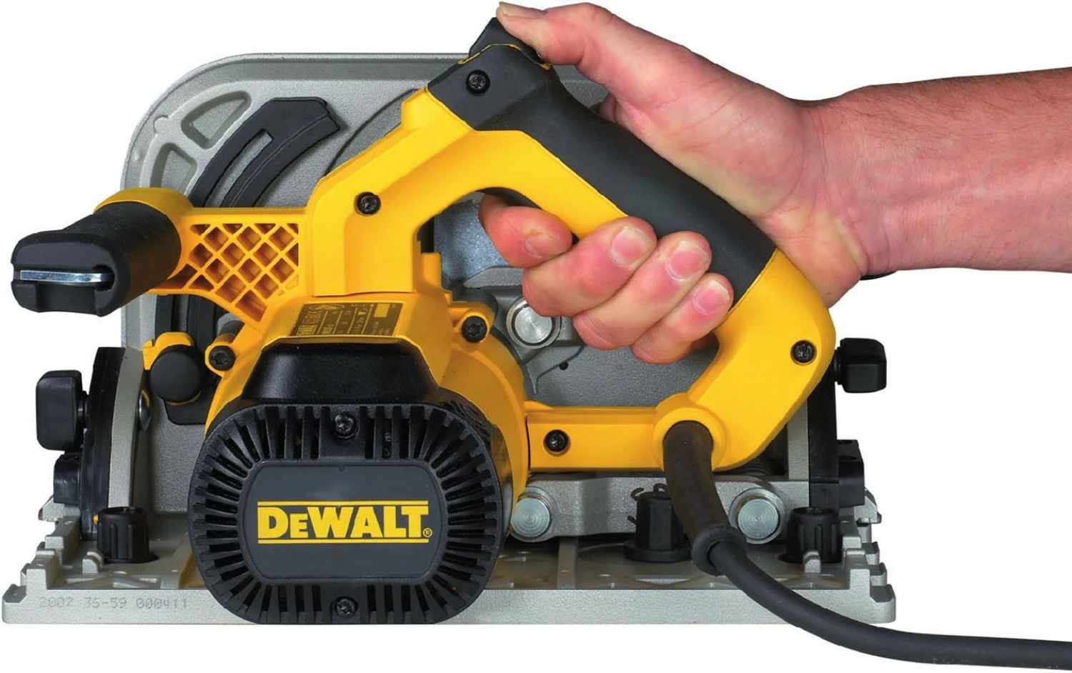 DeWALT DWS520KT Invalzaag In TSTAK - 1300W - 165mm thumbnail 4