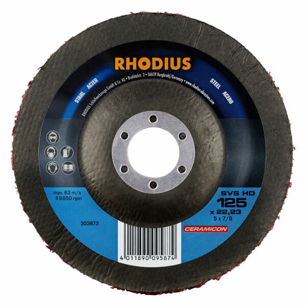 Rhodius 303873 SVS HD CERAMICON Reinigingsvlies 125x22,23 (10 St) - Detailed view of the product