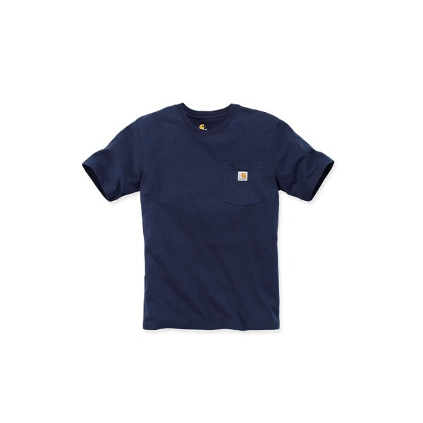 Carhartt - Workw Pocket S/S - T-shirt maat M, blauw