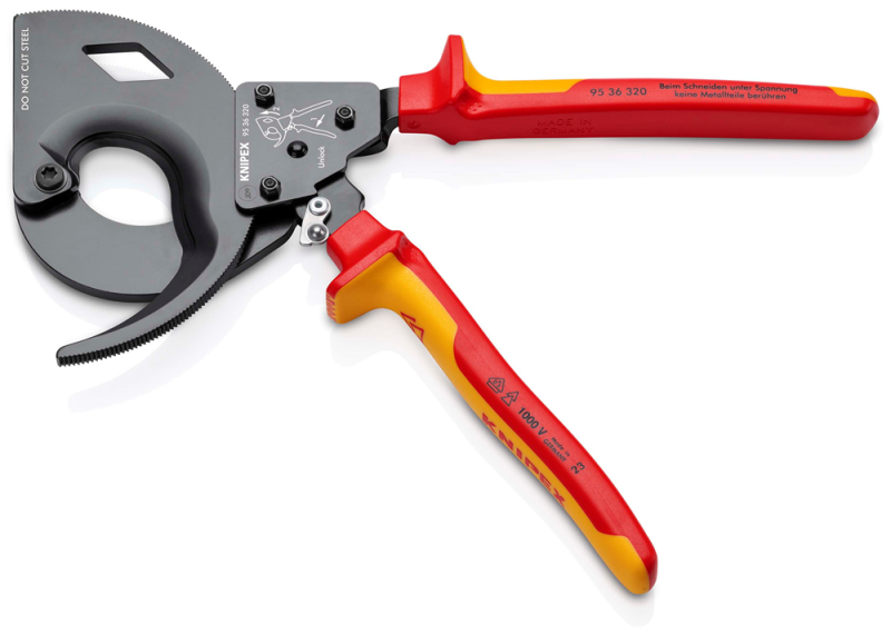 Knipex 9536320 Kabelschaar - 320mm - Detailed view of the product
