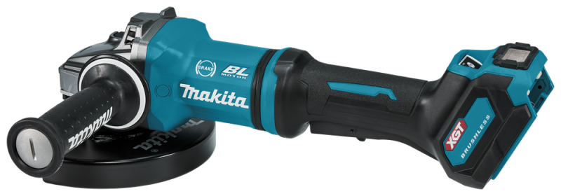 Makita GA037GZ04 XGT 40V Max Li-ion Accu Haakse Slijper Body - 180mm - Detailed view of the product