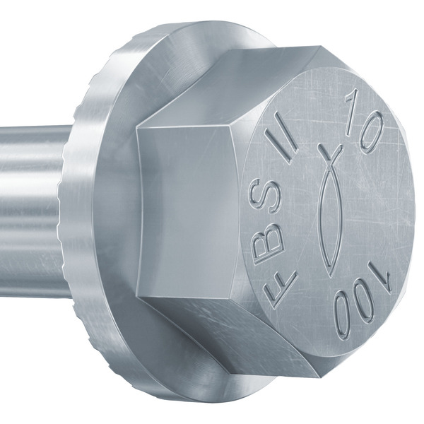 Fischer 536862 FBS II US Betonschroef - SW15 - 10.0 X 100mm - Zeskantkop - Voldraad - Verzinkt (50st) - Detailed view of the product