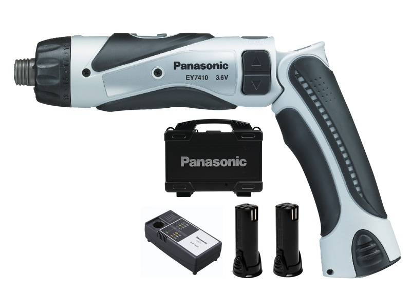 Panasonic EY7410LA2S 3.6V Li-Ion Accu Pen Boor-/schroefmachine Set (2x 1.5Ah Accu) In Koffer