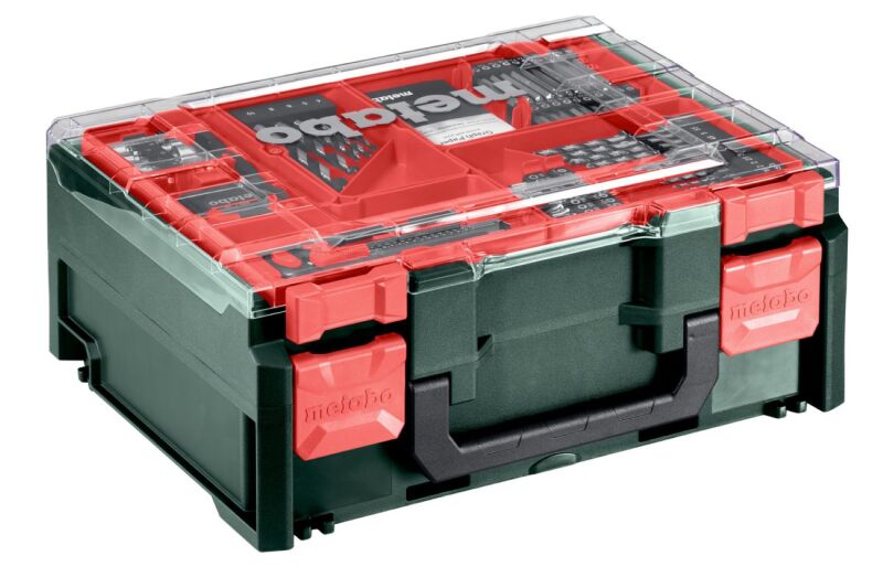 Metabo BS 18 L Mobile Workshop 18V Li-ion Accu Schroef-/boormachine Set (2x 2.0Ah Accu) In Koffer Incl. 74-Delige Accessoiresset - Detailed view of the product