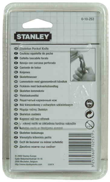 Stanley 0-10-253 Skeleton Mes - 27 X 173mm - Detailed view of the product